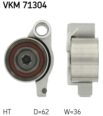 įtempiklio skriemulys, paskirstymo diržas - VKM 71304 SKF